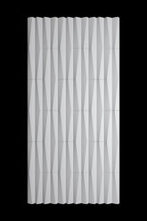 PU Stone Wall Panel Pure White Line Design Pack of 2